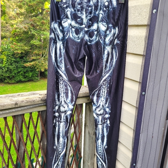 💀Machine Skeleton Tights💀 - Picture 2 of 2